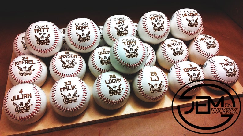 Personalized Baseball Party Gift,Custom Baseball,Laser Engraved Baseball,Coach Gift,Baseball Team Gift,Baseball Mom Gift,Team Ball image 3