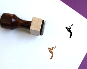 Concert Bold Text Rubber Stamp for Stamping Crafting Planners