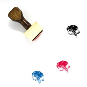 Berner Berghund Holz Stempel Nr. 1