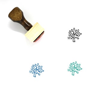 Tree Wooden Rubber Stamp No. 504