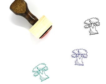 Tree Wooden Rubber Stamp No. 499