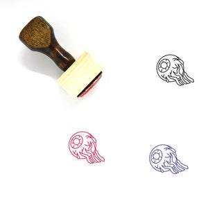 Eyeball Wooden Rubber Stamp No. 11