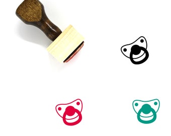 Baby Comforter Wooden Rubber Stamp No. 2