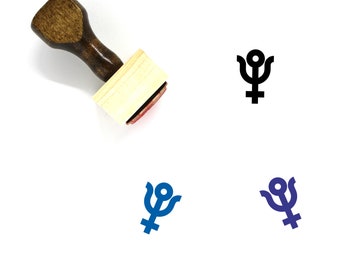 Antimony Wooden Rubber Stamp No. 3