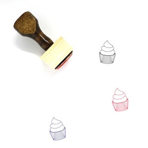 Tampon en caoutchouc en bois de petit gâteau