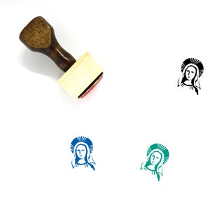 Mary Wooden Rubber Stamp No. 4