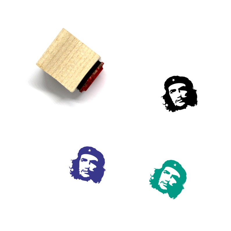 Che Guevara Wooden Rubber Stamp No. 4 - Etsy