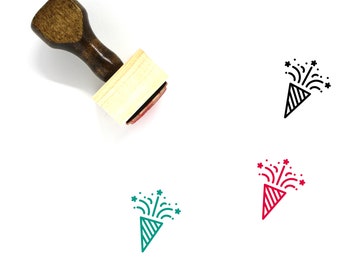 Celebrate Wooden Rubber Stamp No. 50