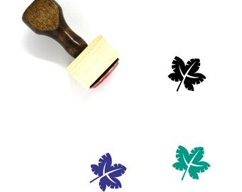 Sycamore Leaf Wooden Rubber Stamp No. 1