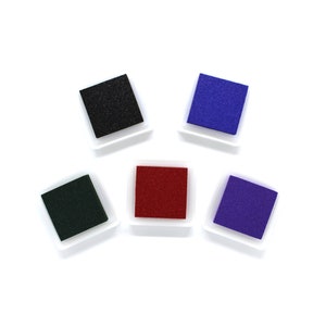 Mini Cube Ink Pad for Wooden Rubber Stamps (Multiple colors available)