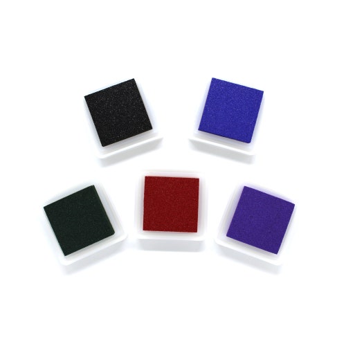 Mini Cube Ink Pad for Wooden Rubber Stamps multiple Colors Etsy