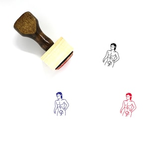 Adonis Wooden Rubber Stamp No. 1