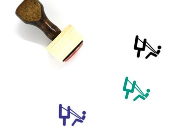Slingshot Wooden Rubber Stamp No. 14