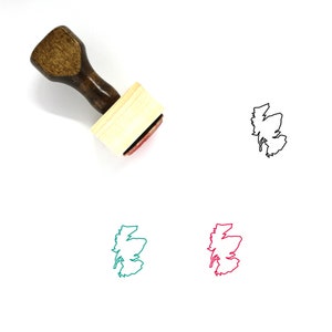 Scotland Wooden Rubber Stamp No. 8
