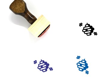 Hive Wooden Rubber Stamp No. 6