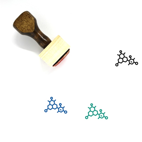 Moleculaire houten rubberen stempel nr. 20