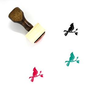Kardinal aus Holz Stempel