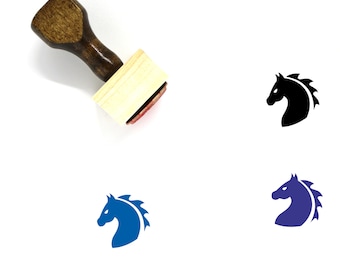 Horse Wooden Rubber Stamp No. 136