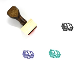 Geld Holz Stempel Nr. 338