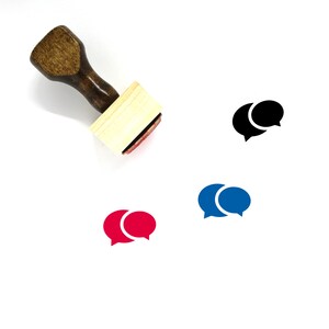 Chatten aus Holz Stempel