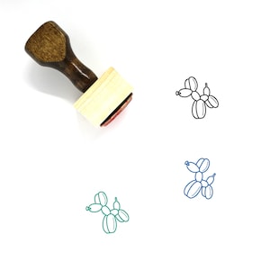 Tampon en caoutchouc en bois d'art moderne