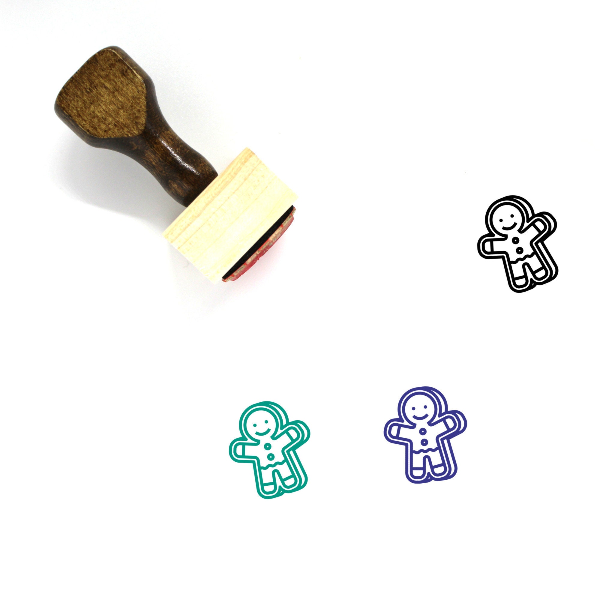 ドイツ - 持ち手は木製 : クッキースタンプ 輸入スタンプ 『ちょい足し
