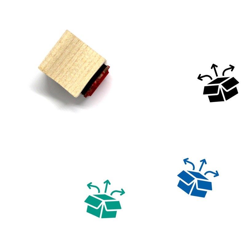 3 Order Processing Wooden Rubber Stamp No