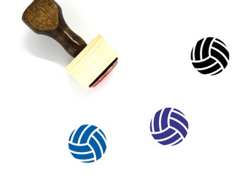 Sello de goma de madera de voleibol No. 50