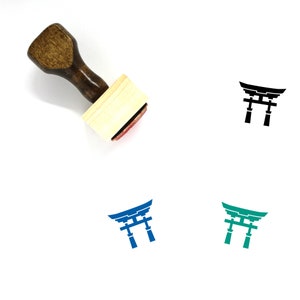Shintoism Wooden Rubber Stamp No. 4