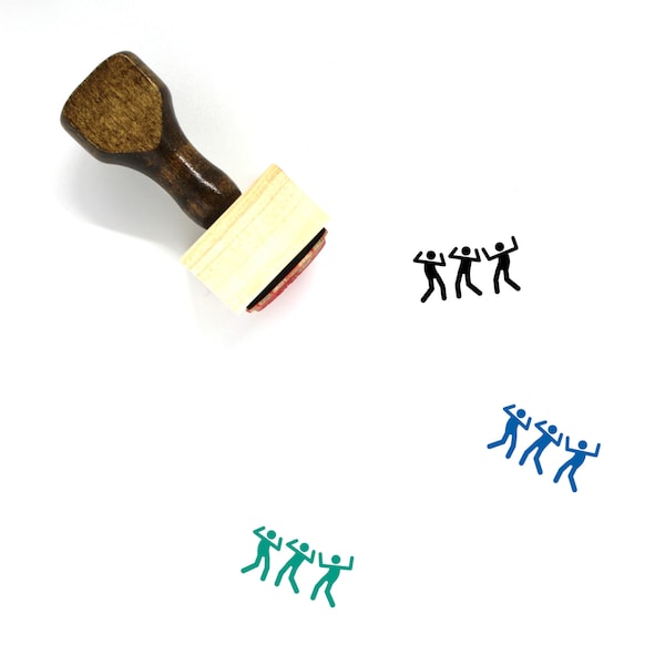 Rubber Dance Stamp Etsy