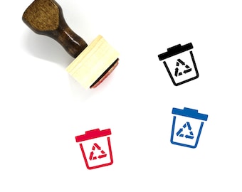 Recyclable Wooden Rubber Stamp