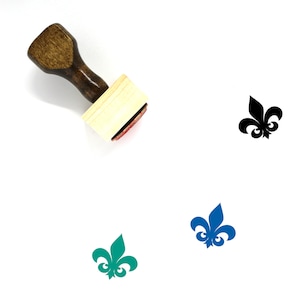 Tampon en bois fleur de lys