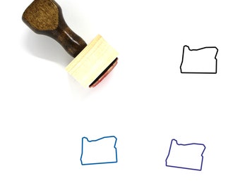 Oregon Wooden Rubber Stamp No. 27