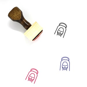 Jesus Wooden Rubber Stamp No. 52