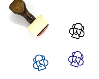 Shakespeare Wooden Rubber Stamp