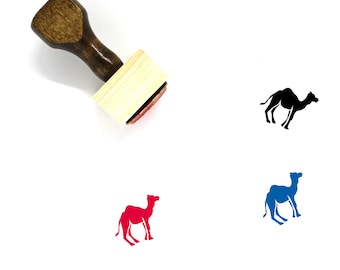 Camel Wooden Rubber Stamp No. 69