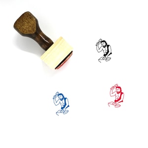 Hephaestus Wooden Rubber Stamp No. 2
