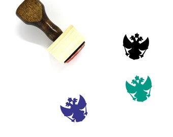Russia Wooden Rubber Stamp No. 10