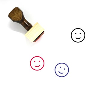 Smile Wooden Rubber Stamp n ° 272