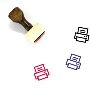 Drucker Stempel aus Holz