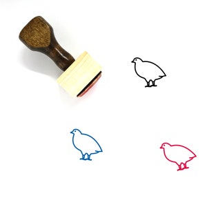 Quail Wooden Rubber Stamp No. 1