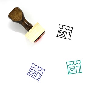 Retail Wooden Rubber Stamp