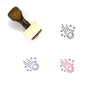 Comet Wooden Rubber Stamp No. 60