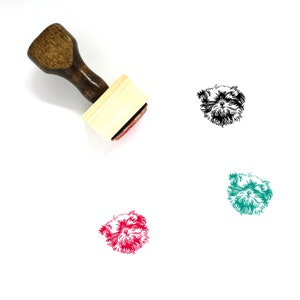 Brussels Griffon Wooden Rubber Stamp n° 1