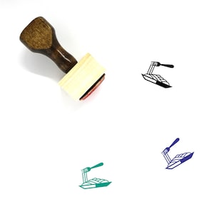 Noodles Wooden Rubber Stamp