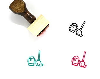 Cleaning Wooden Rubber Stamp No. 33