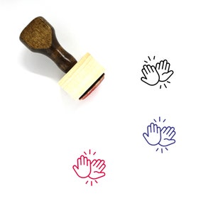 High Five Holzstempel aus Holz