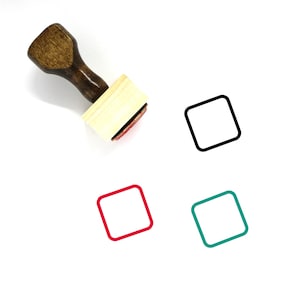 Quadratische Holz Stempel Nr. 77