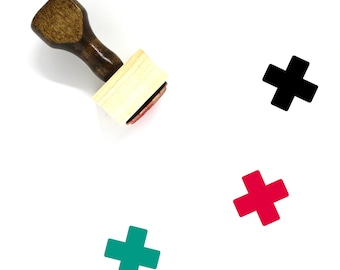Health Wooden Rubber Stamp