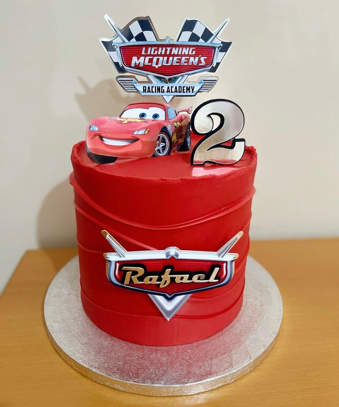 ライトニング・マックィーン カーズ ケーキトッパー